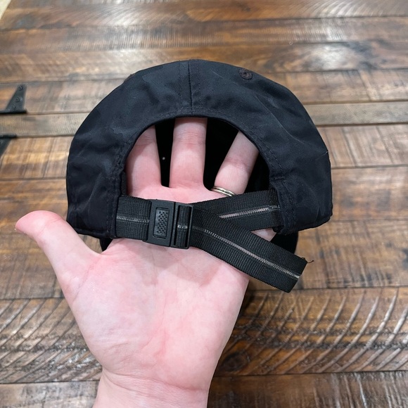 Athleta Black Baseball Cap Sleek Water-Resistant Hat - Picture 2 of 3